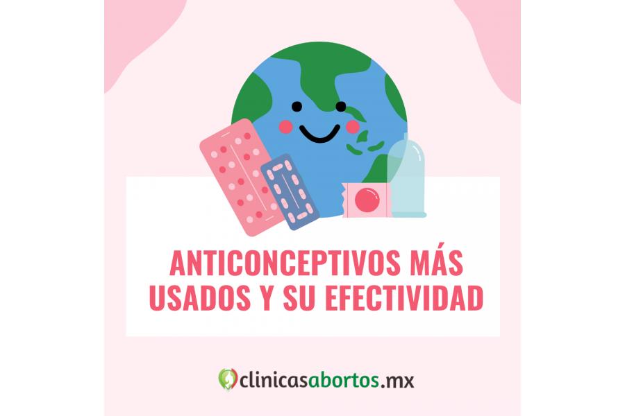 Anticonceptivos más usados y su efectividad