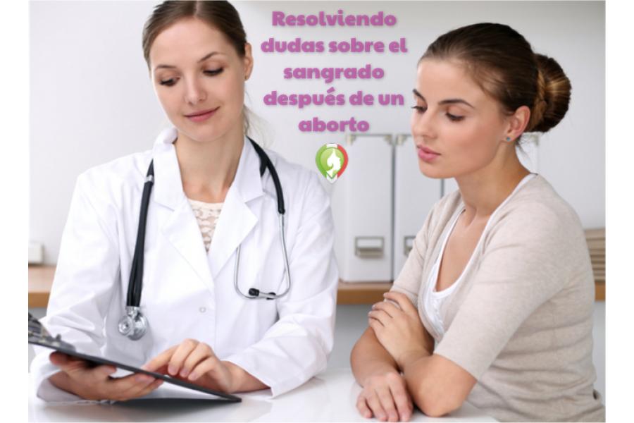 ¿Cómo son los sangrados después de un aborto?