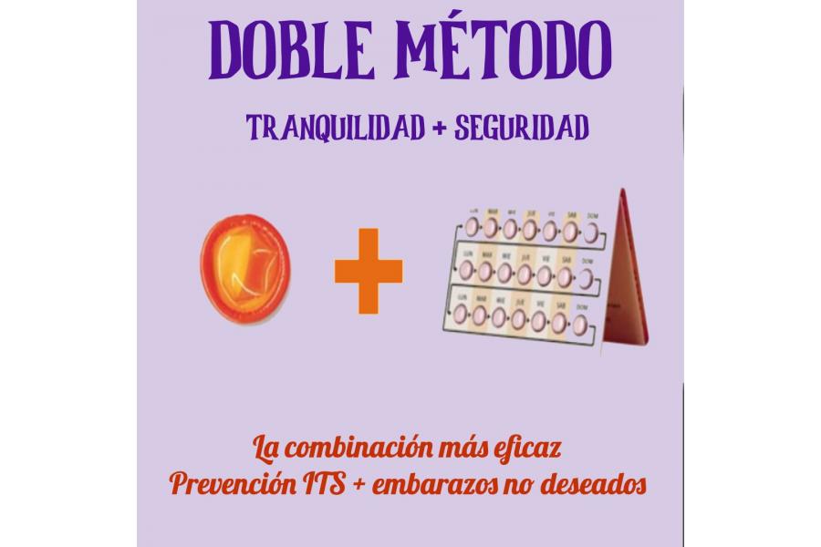 Doble método anticonceptivo de protección