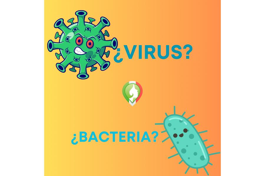 Diferencia entre virus y bacteria